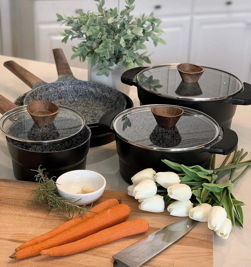 12 Piece Nonstick Die-cast Aluminum Cookware Set I777