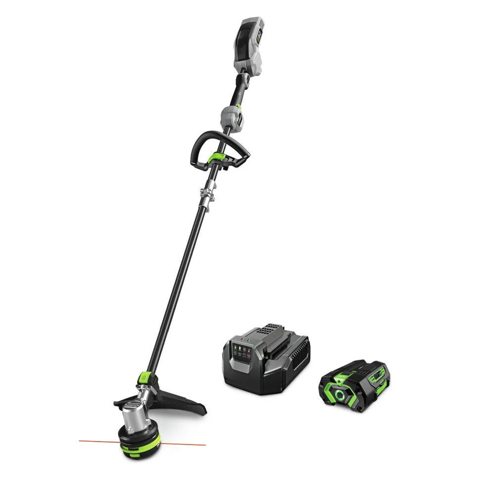 56V Brushless Lithium-Ion 15 in. Cordless String Trimmer with Carbon Fiber Shaft Kit (4 Ah) C819