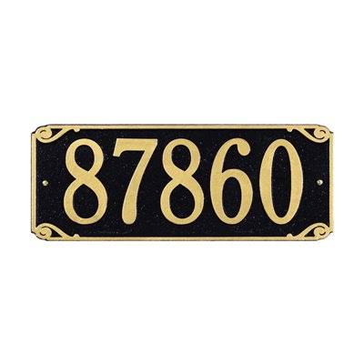 Red/Gold Letters Wall Plaque D957765