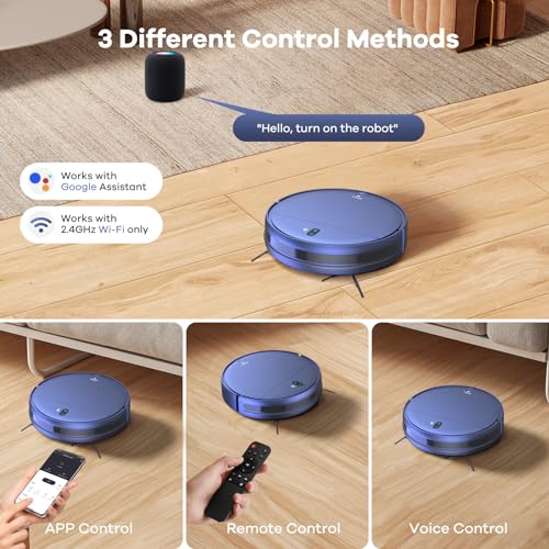 Robot Vacuum and Mop Combo, 2 in 1 Self-Charging Robotic Vacuum C81762