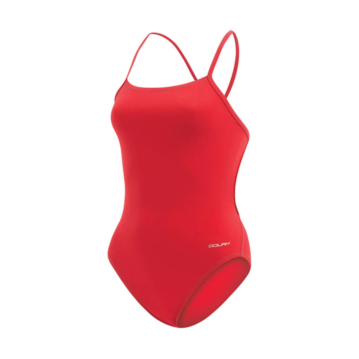 Red Solid Cross Back S3392