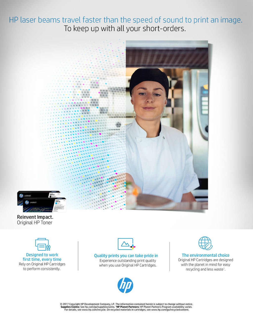 HP 304A Tricolour Toner L612