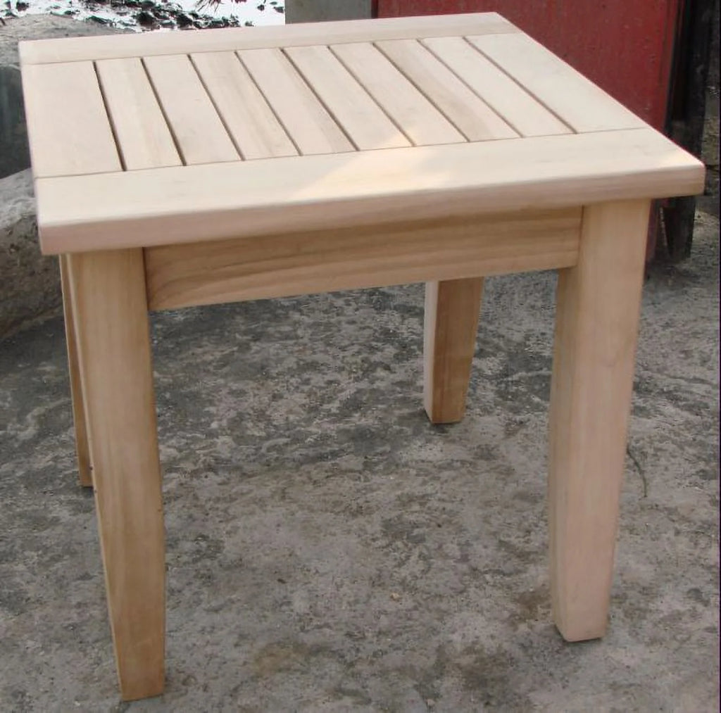Grade-A Teak Wood 26" Square Side Table E284