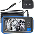Dual Lens Endoscope Borescope 4.5 HD Inspection Camera with Light 16.5ft E77271
