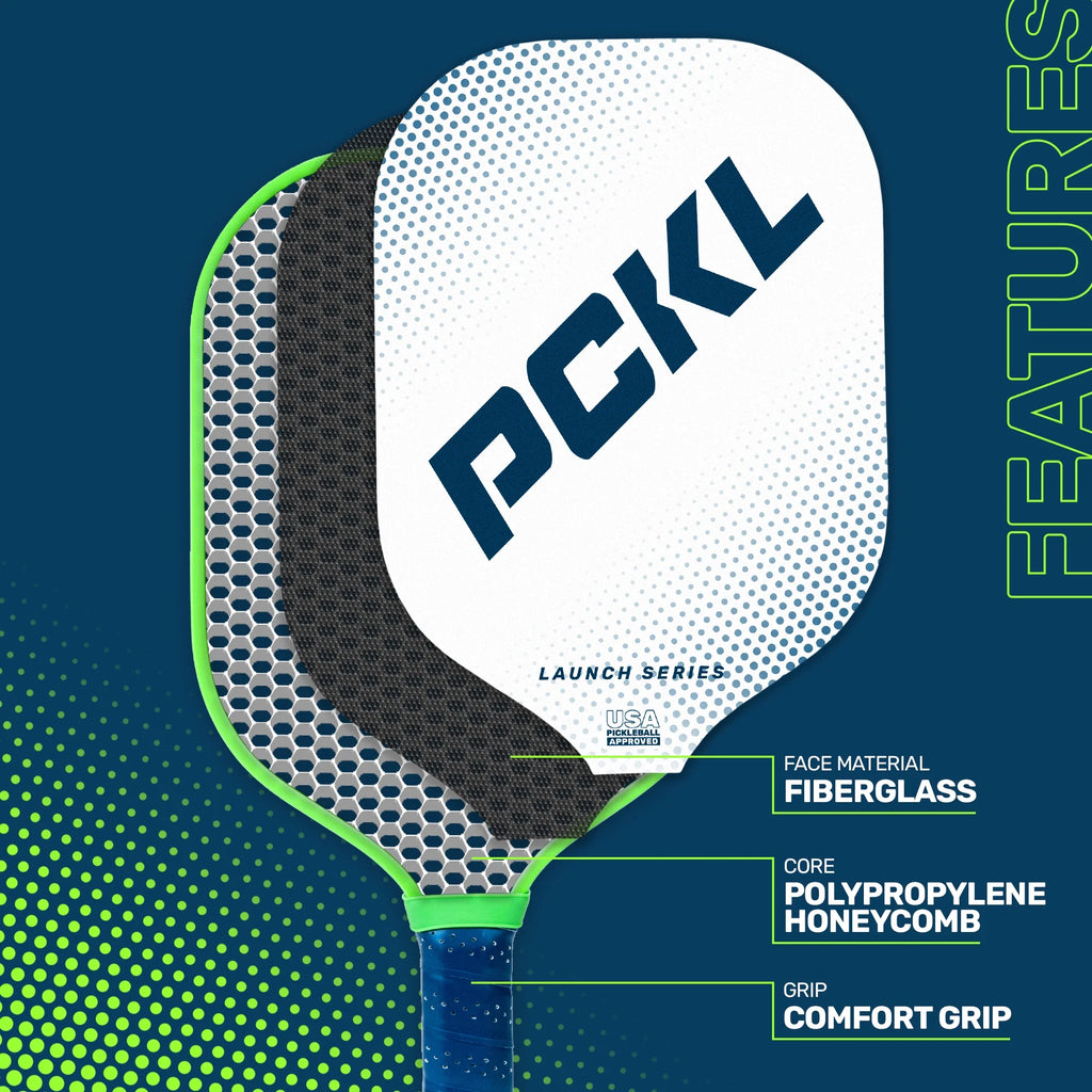 Fiberglass Face Pickleball Paddle Racket W72744