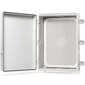 Junction Box with Mounting Plate, IP67 Waterproof ABS Plastic Grey E128135