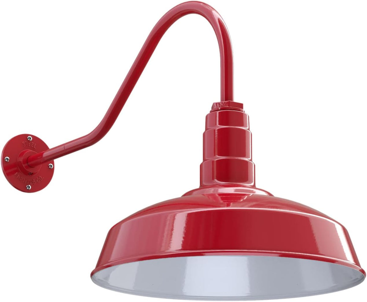 Matte Black Outdoor Barn Light S34835
