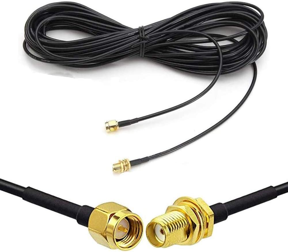 SMA Male to SMA Female RF Connector Extension Cable Pack of 2 Q7539
