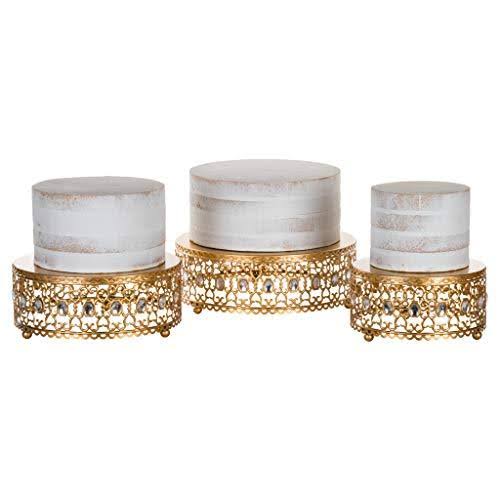 Gold Cake Stand Set of 3 T15412