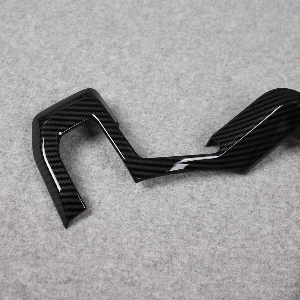 ABS Carbon Fiber Pattern Steering Wheel Trim Panel Cover C9299