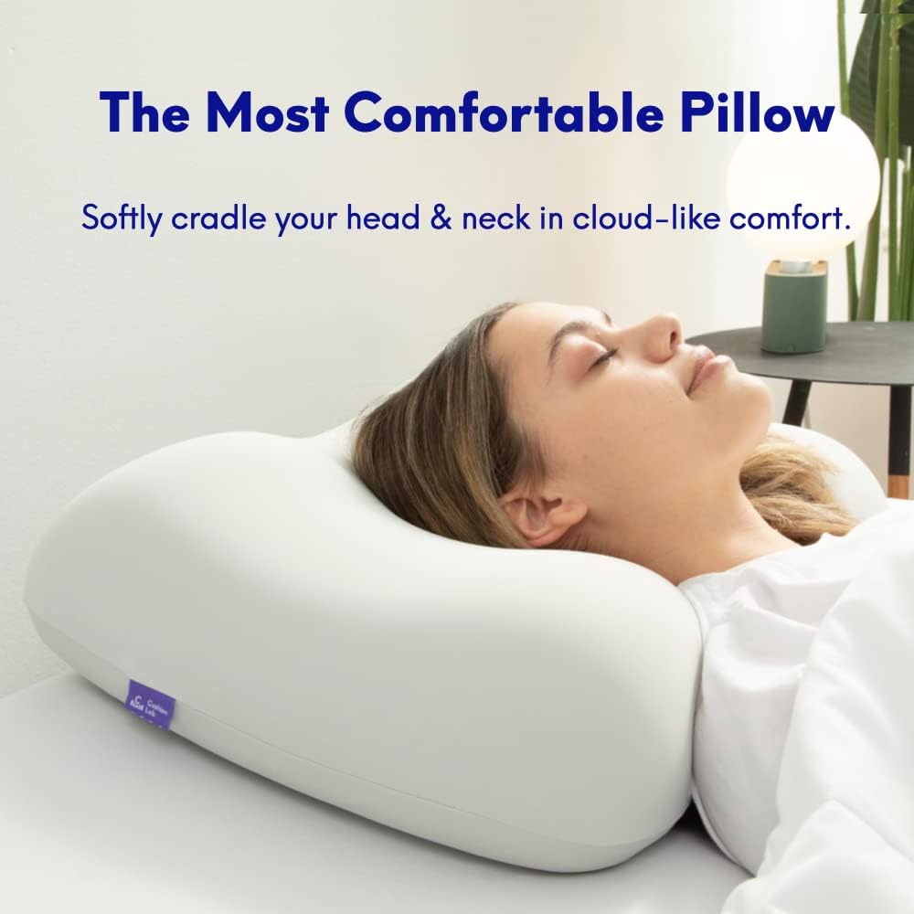 Calm Grey Ergonomic Cervical Pillow W79324