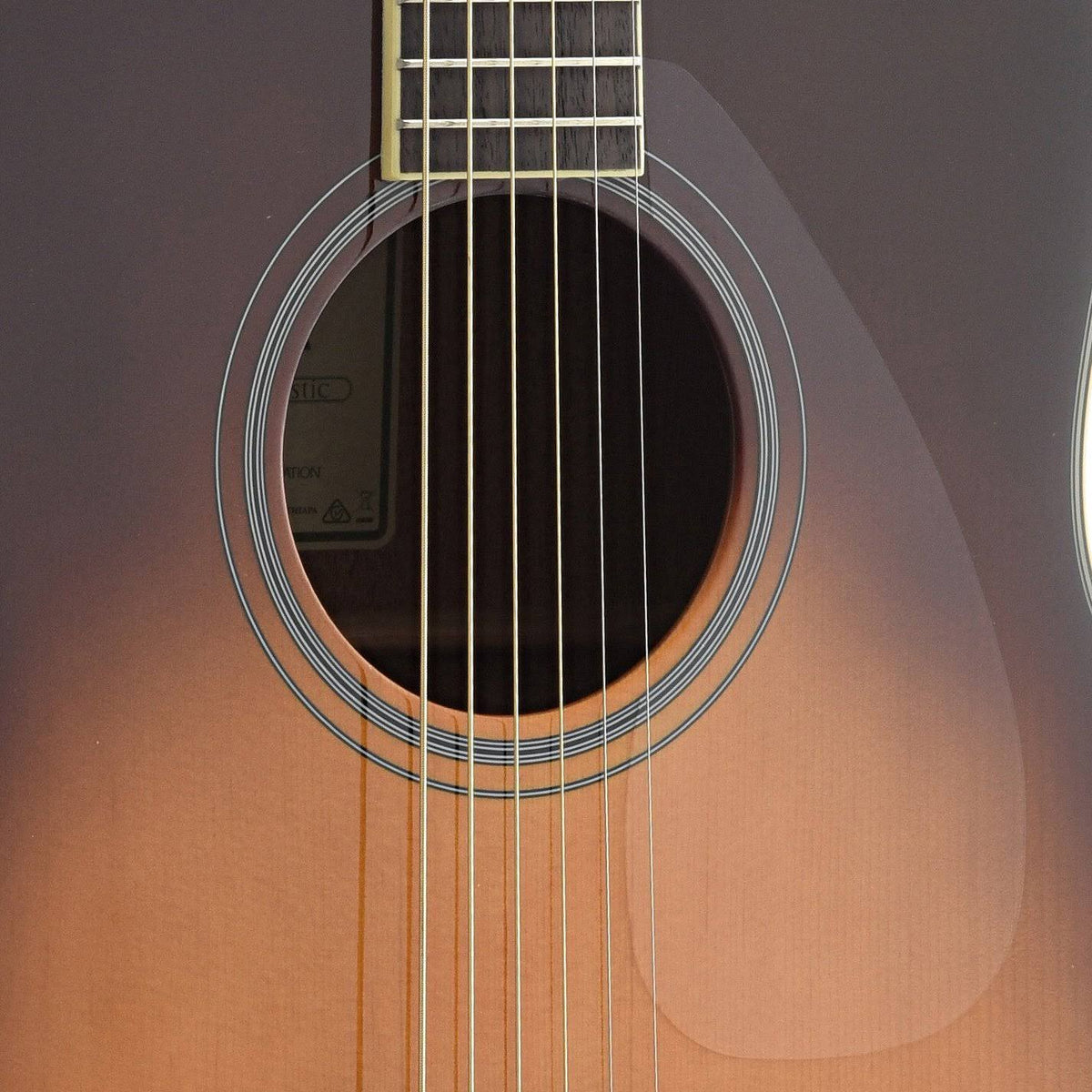 Brown Sunburst Acoustic Guitar B2551