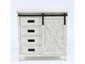 White Farmhouse Storage Cabinet D2621