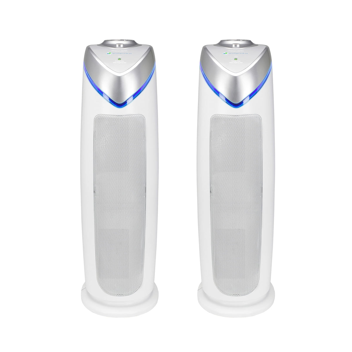 Tower Air Purifier with True HEPA Filter and UV-C Sanitizer, 2-Pack J142