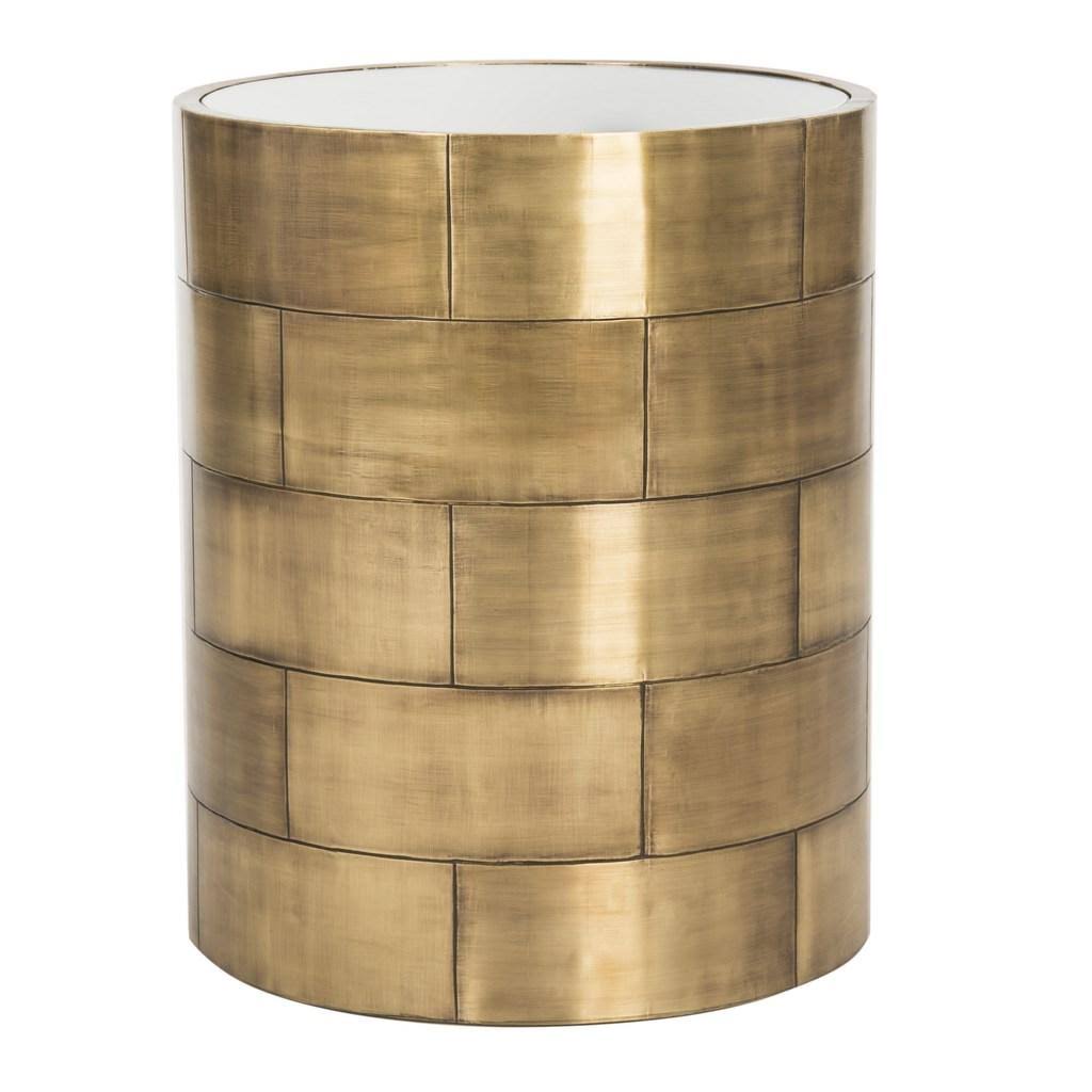 Brass Round Side Table C473