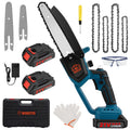 6 Inch 8 Inch Cordless Chainsaw with 2 Battery Auto-oil System J2846