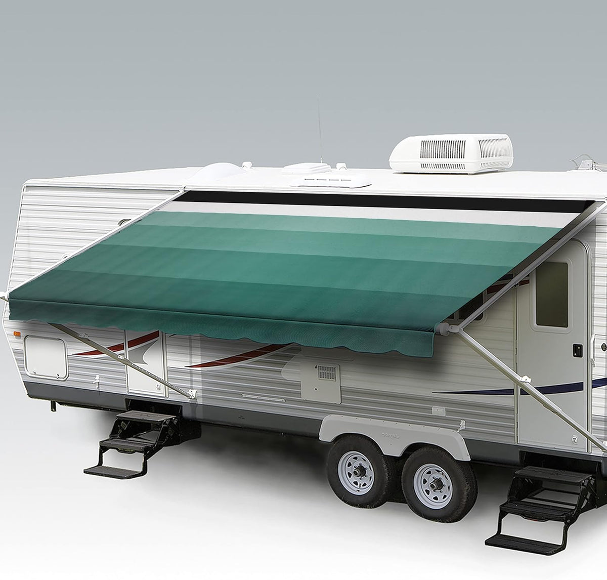 Heavy Duty Weatherproof Vinyl RV Awning Fabric Replacement V757449