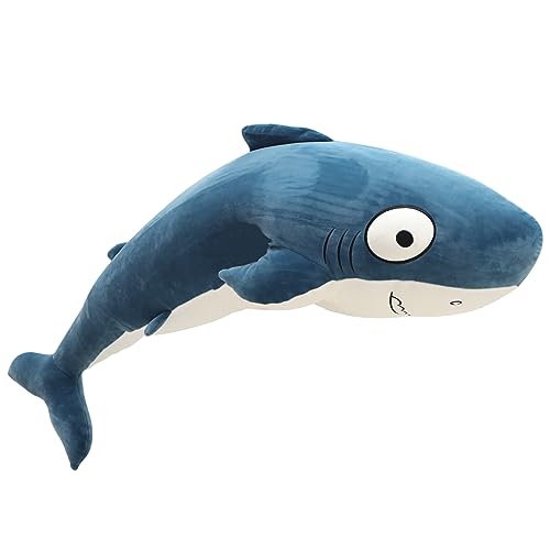 Blue 32” Shark Plush Stuffed Animal Z6152