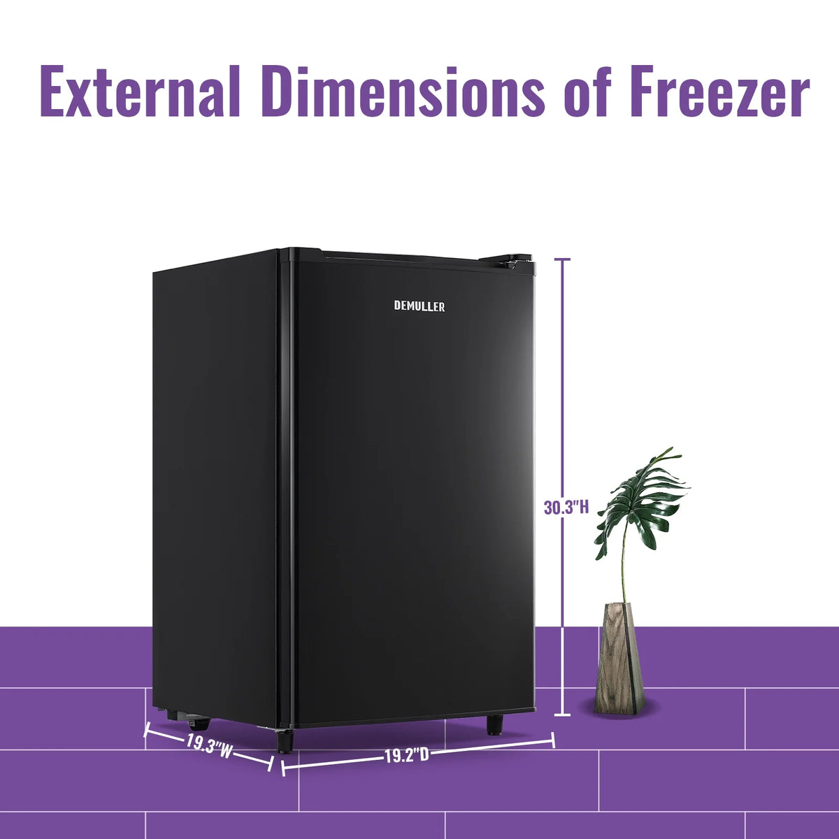3.2 Cu. ft Compact Upright Freezer X866