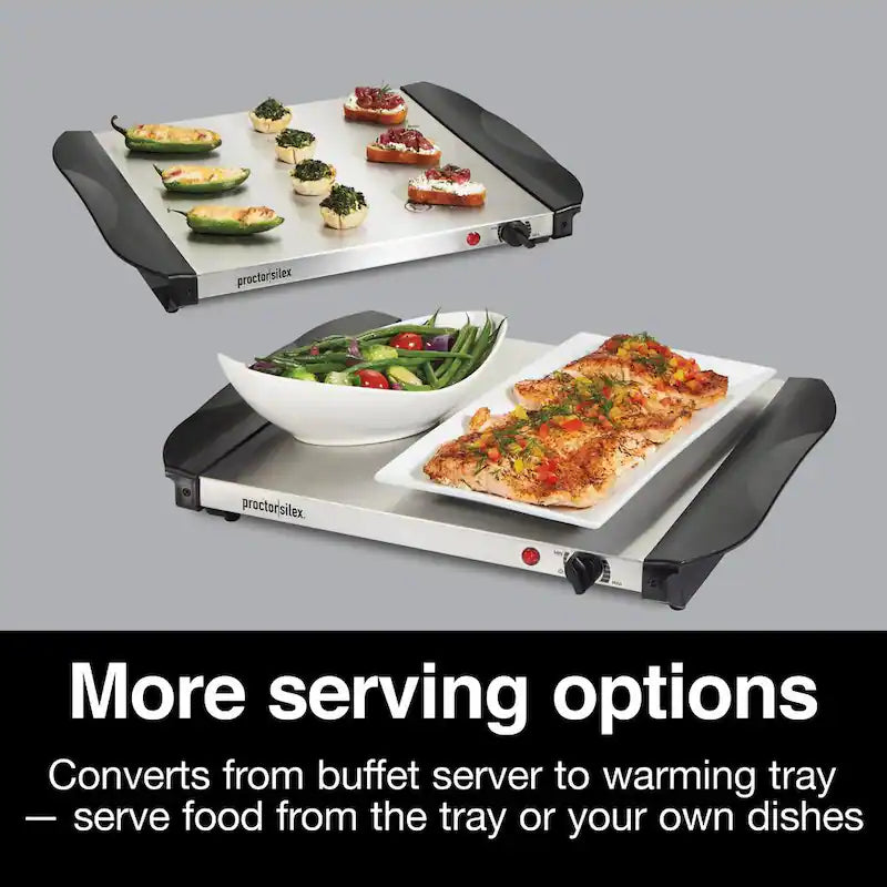 Stainless Steel Buffet Server with 2 Crocks C336371