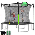 8FT 10FT 12FT 14FT 15FT Trampoline with Enclosure Net Q17623