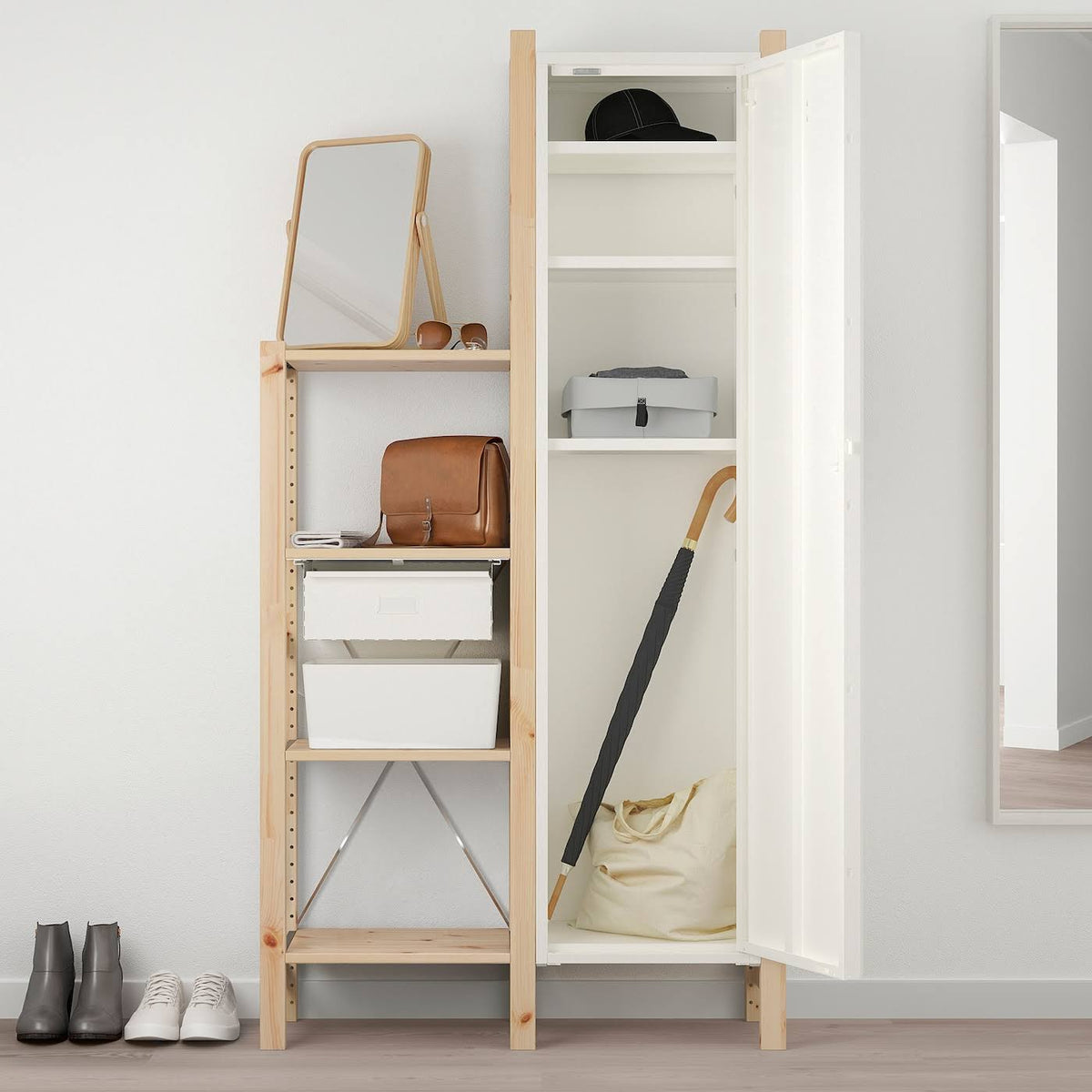 Ivar Cabinet with Door, White Y59647