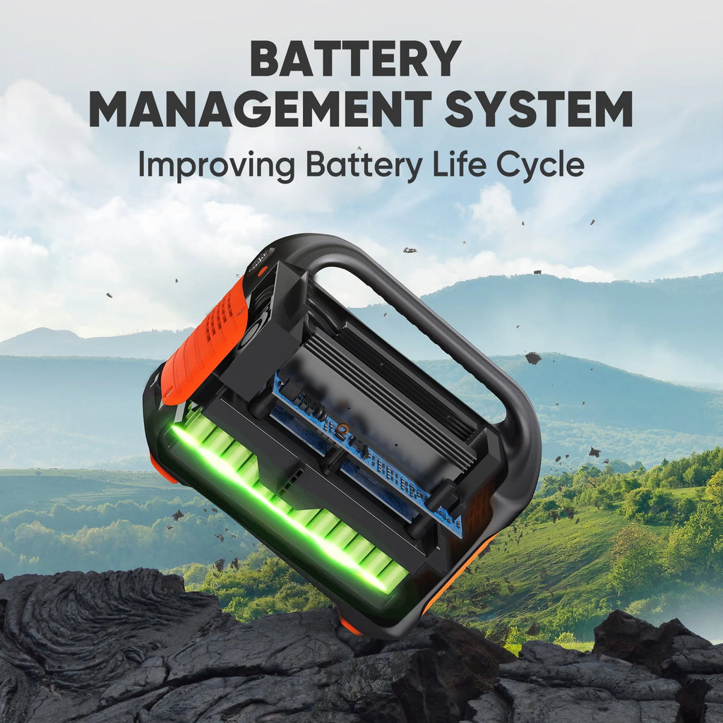 518Wh Portable Solar Generator with 100W Solar Panel X522