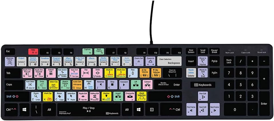 Slimline Editing Mechanical Keyboard for Windows PC W81280