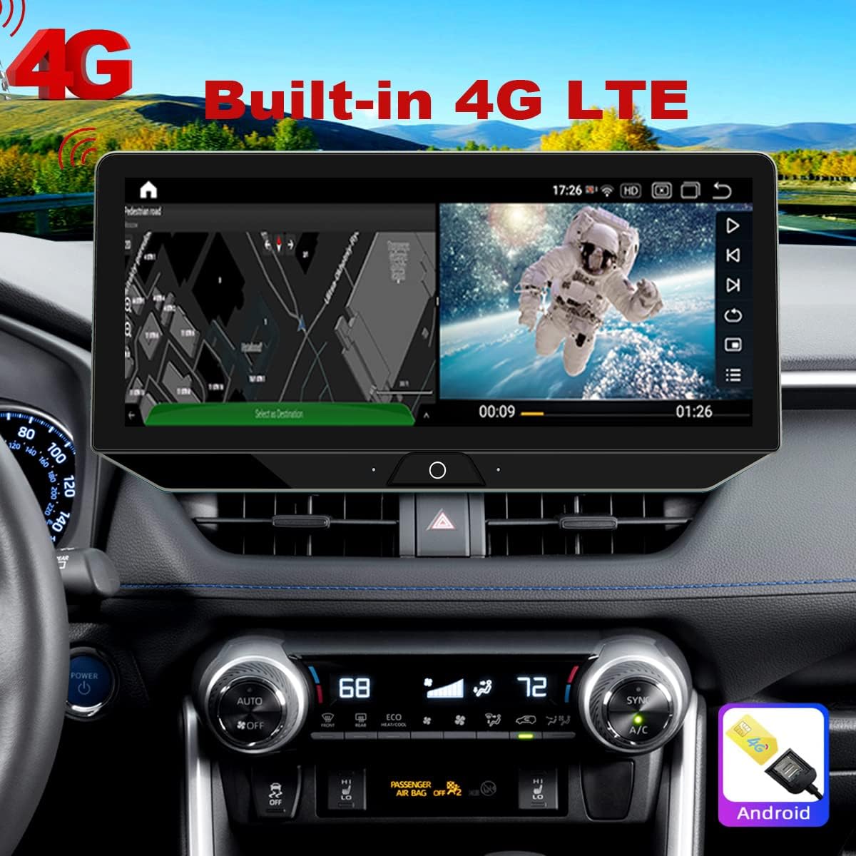 12.3inch Touch Screen Wireless Carplay Android Stereo S528856