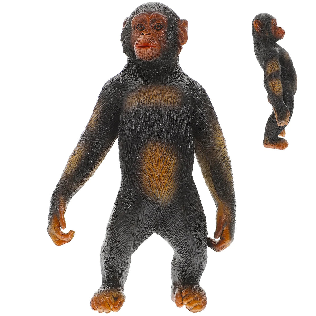 Mini Gorilla Orangutan Chimpanzee Figure Plastic Toy I7143