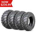 25x8-12 Front & 25x10-12 Rear All Terrain Tires Set of 4 Z270