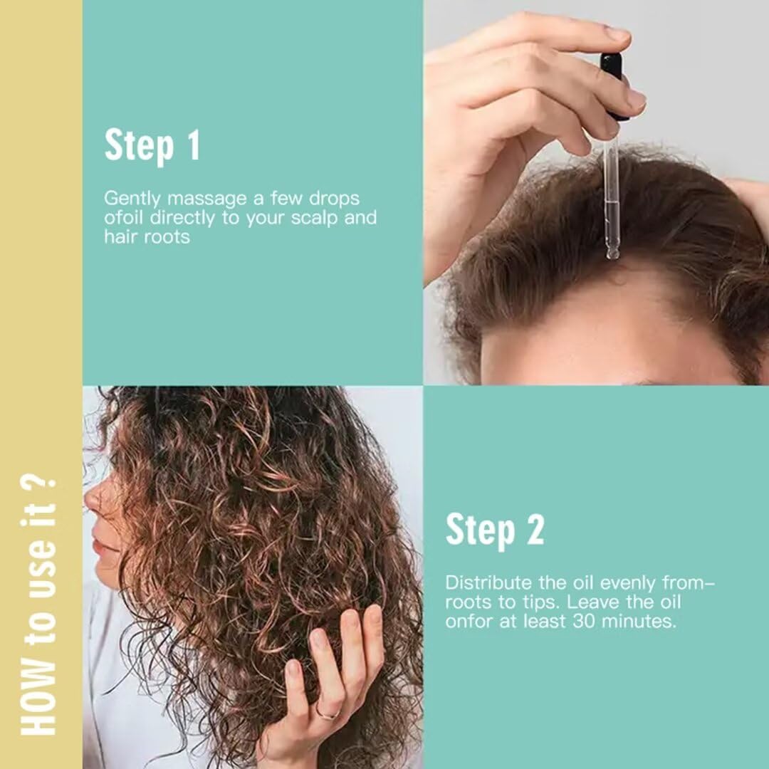 2 Oz Hair Growth Oil with Rosemary and Parsley Seed Y448693