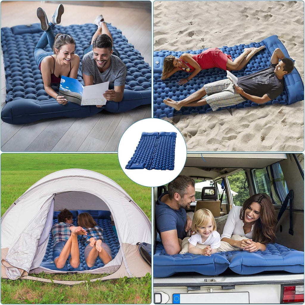 Inflatable Camping Pad for 2 Person Lightweight Waterproof Air Mattress X996228