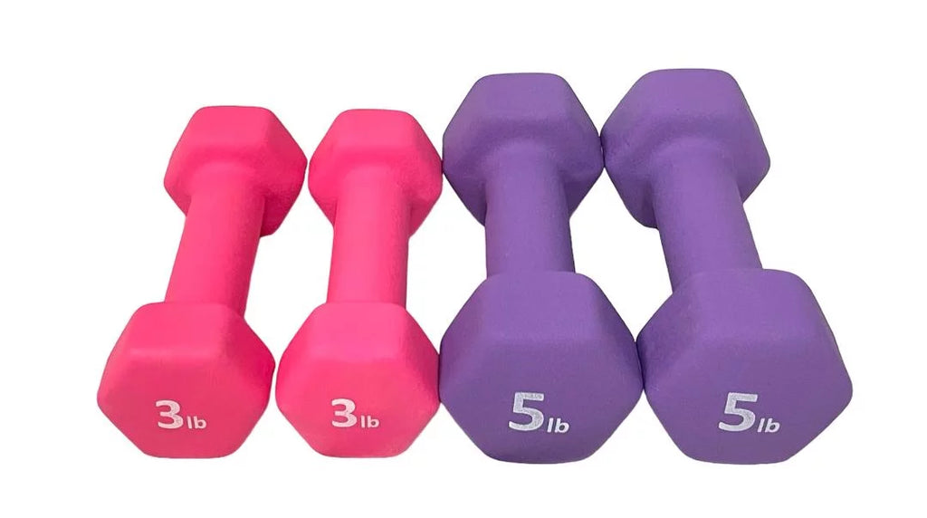 Neoprene 5 Lbs. Hex Dumbbells Set of 2 A305530
