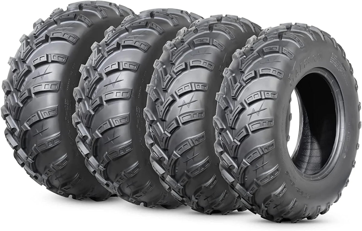 25x8-12 Front & 25x10-12 Rear All Terrain Tires Set of 4 Z270