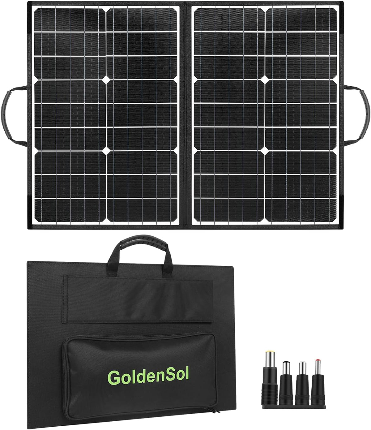 60W Foldable Monocrystalline Solar Panel with USB Ports E75240