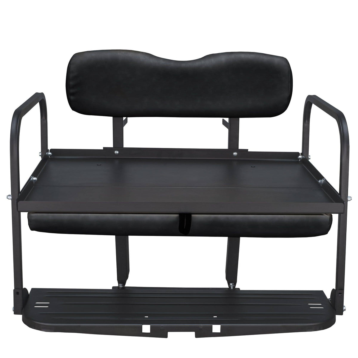 Aluminum Black Golf Cart Rear Flip Seat Kit K251