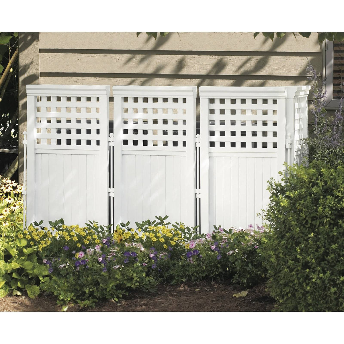 White 4-Piece Outdoor Screen Enclosure Set G485