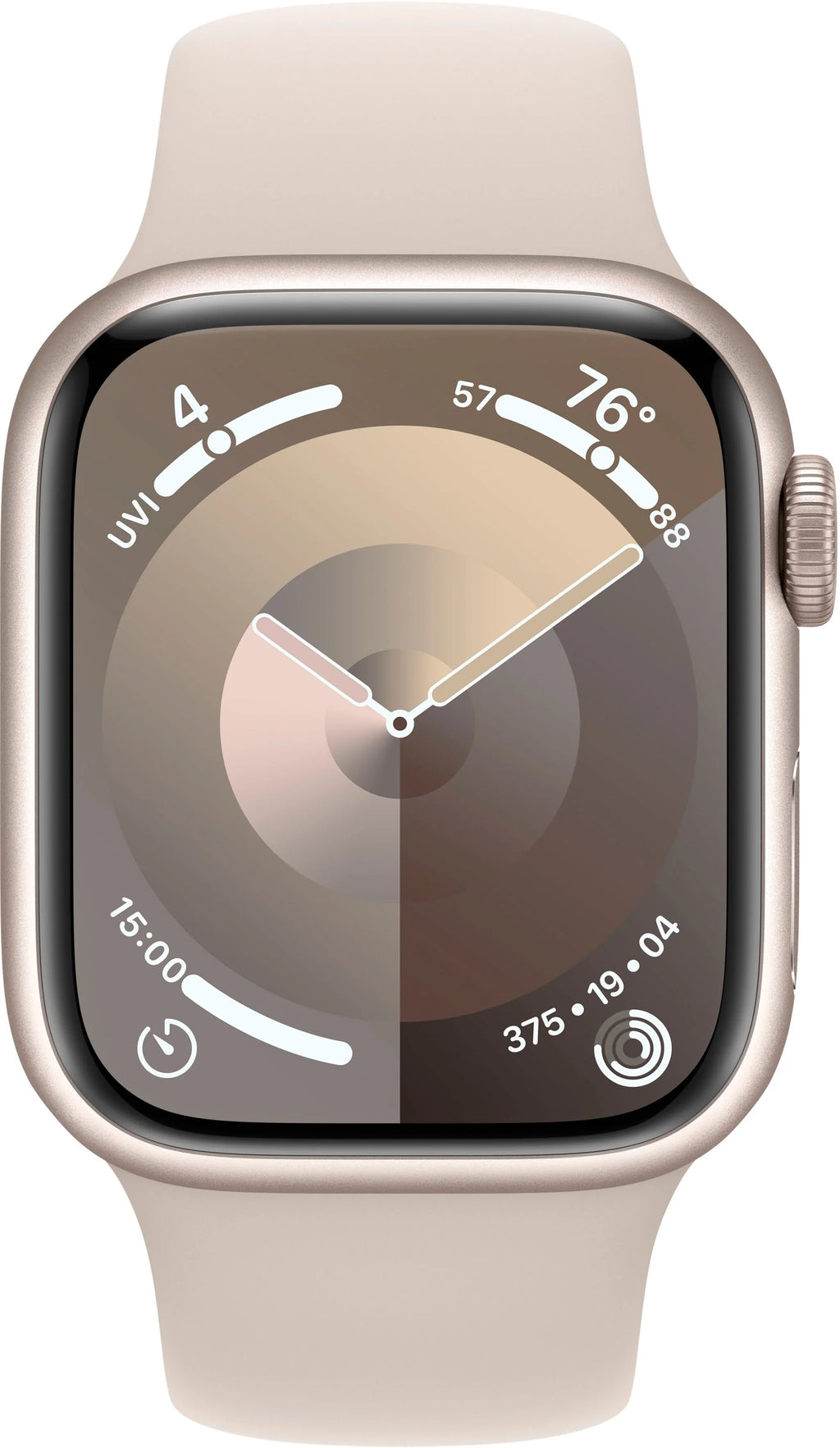 Refurbished Apple Watch Series 9 41mm Starlight Aluminum Sport Band N391