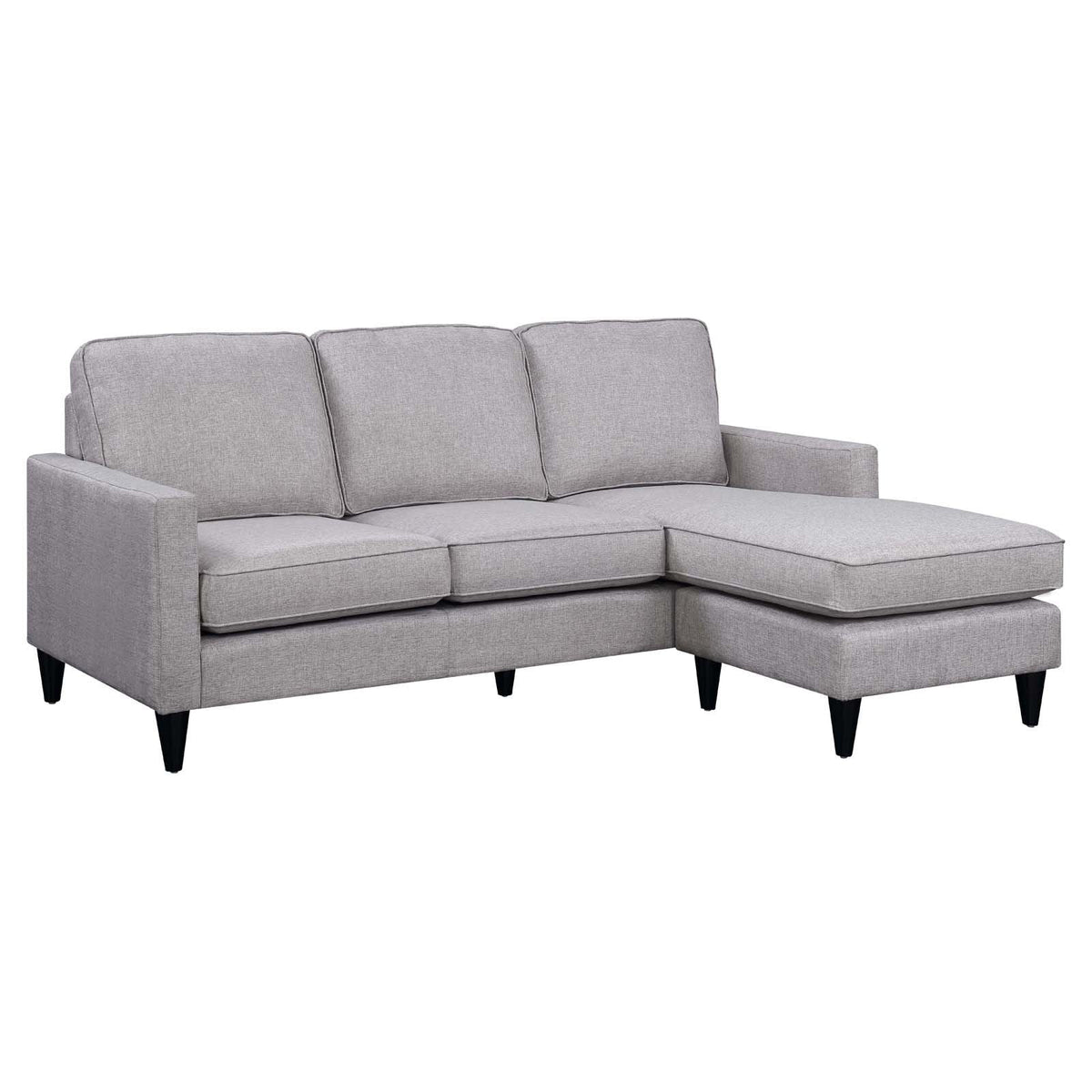 Charcoal Reversible Chaise Sectional M74011
