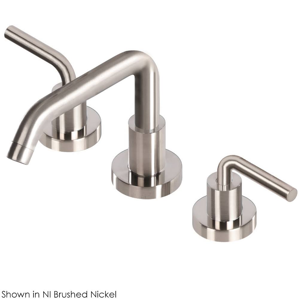 Brushed Nickel Widespread Bathroom Faucet with Drain Assembly V610313