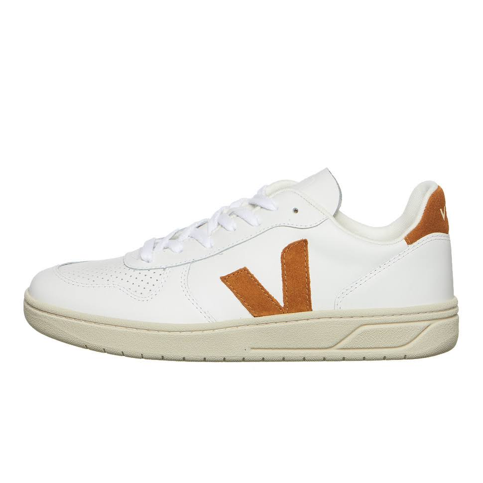 White Camel Leather Trainers F846431