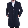 Gray Wool Mens Overcoat N166497