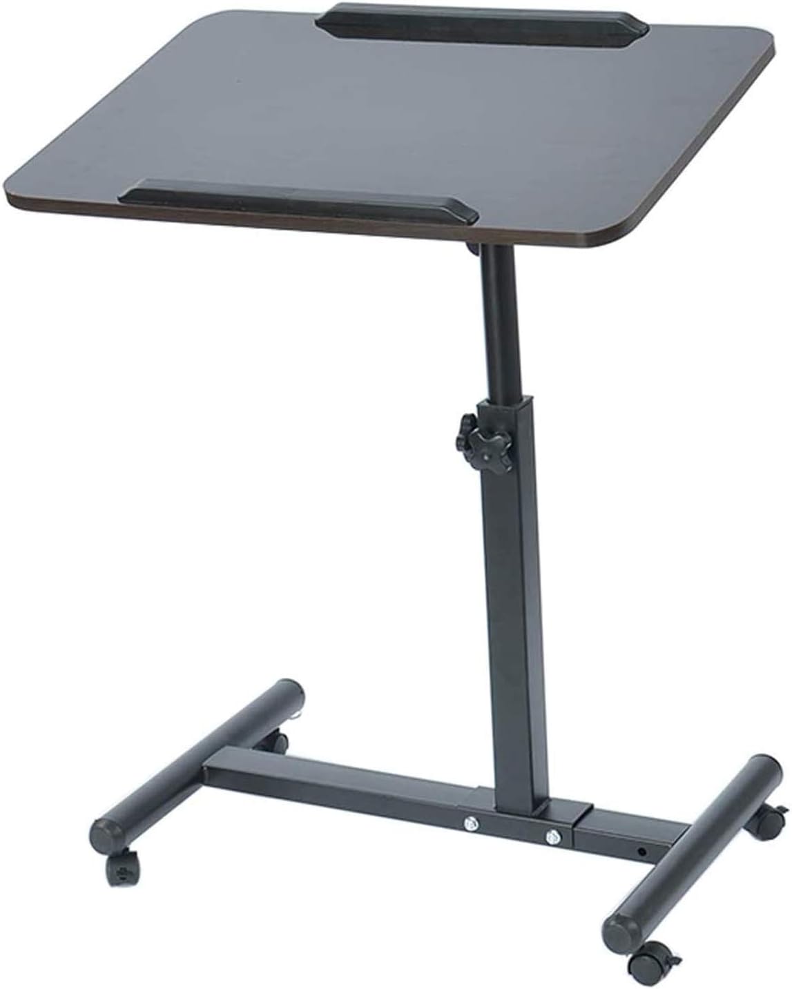 Black Rolling Laptop Desk Cart, Pack of 2 D12060