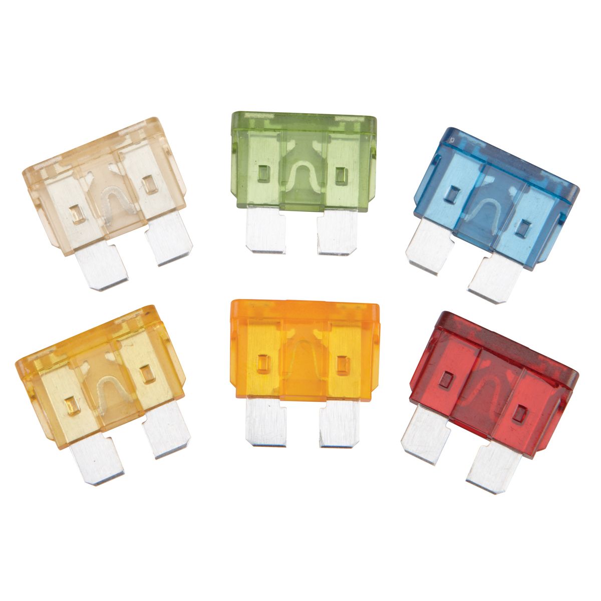 Standard Blade Fuse Assortment, 60-Piece K434575