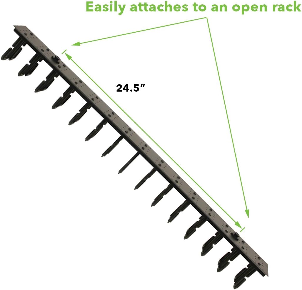 2 Channel Plastic Vertical Cable Manager 34 Inch P286829