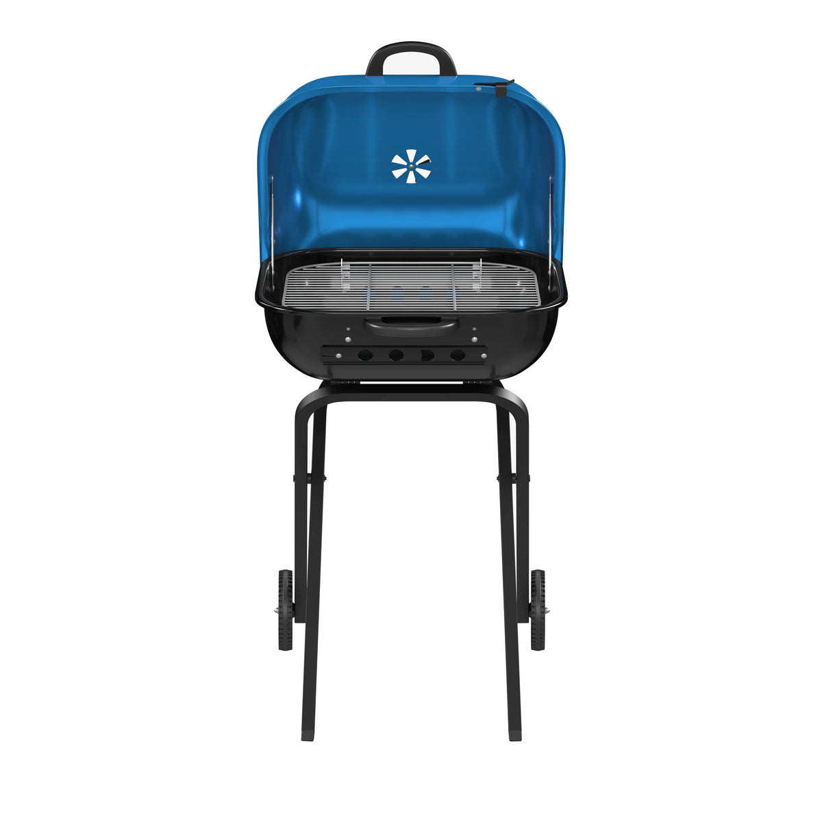 Blue Portable Steel Charcoal Grill I86160