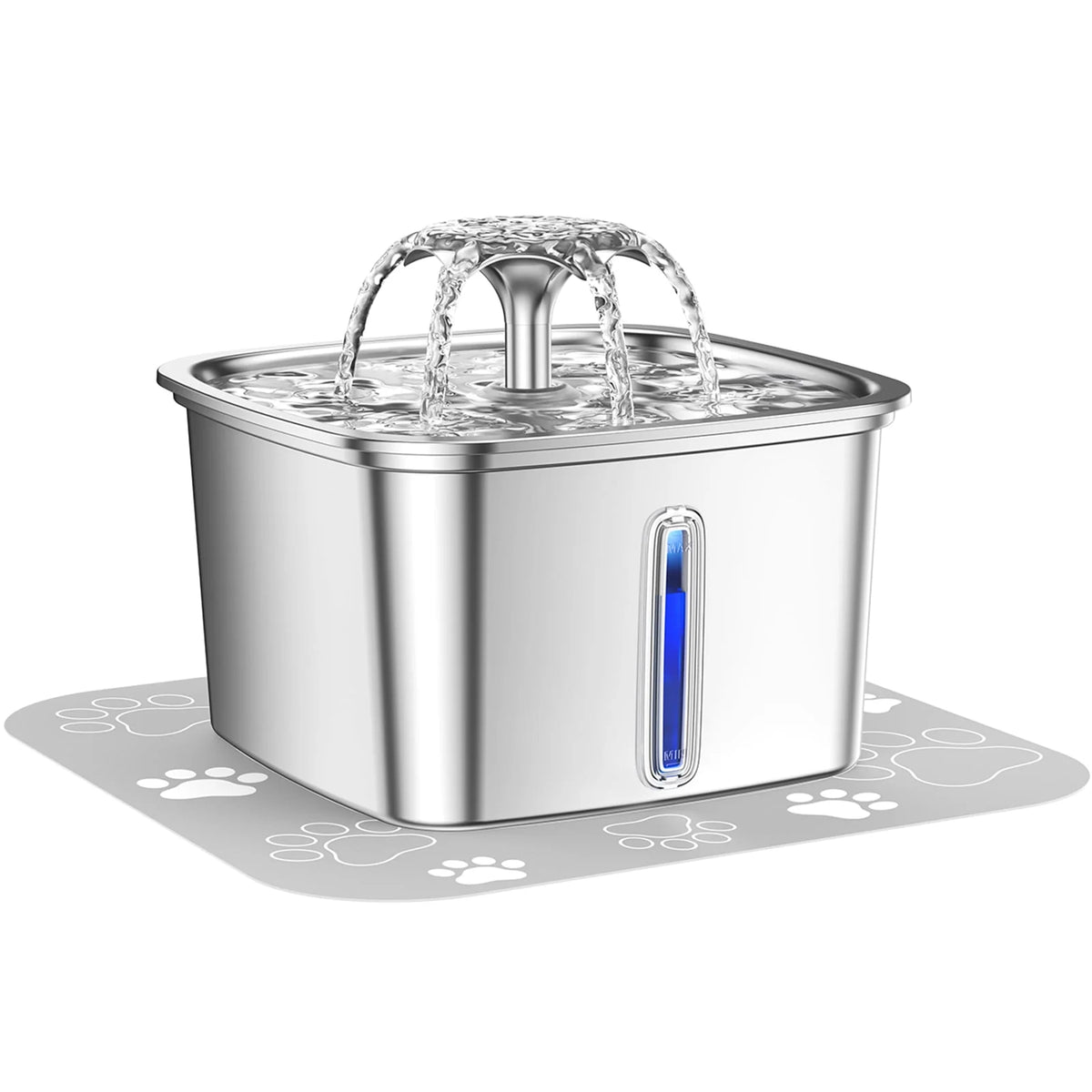 95oz/2.8L Stainless Steel Pet Fountain S89211