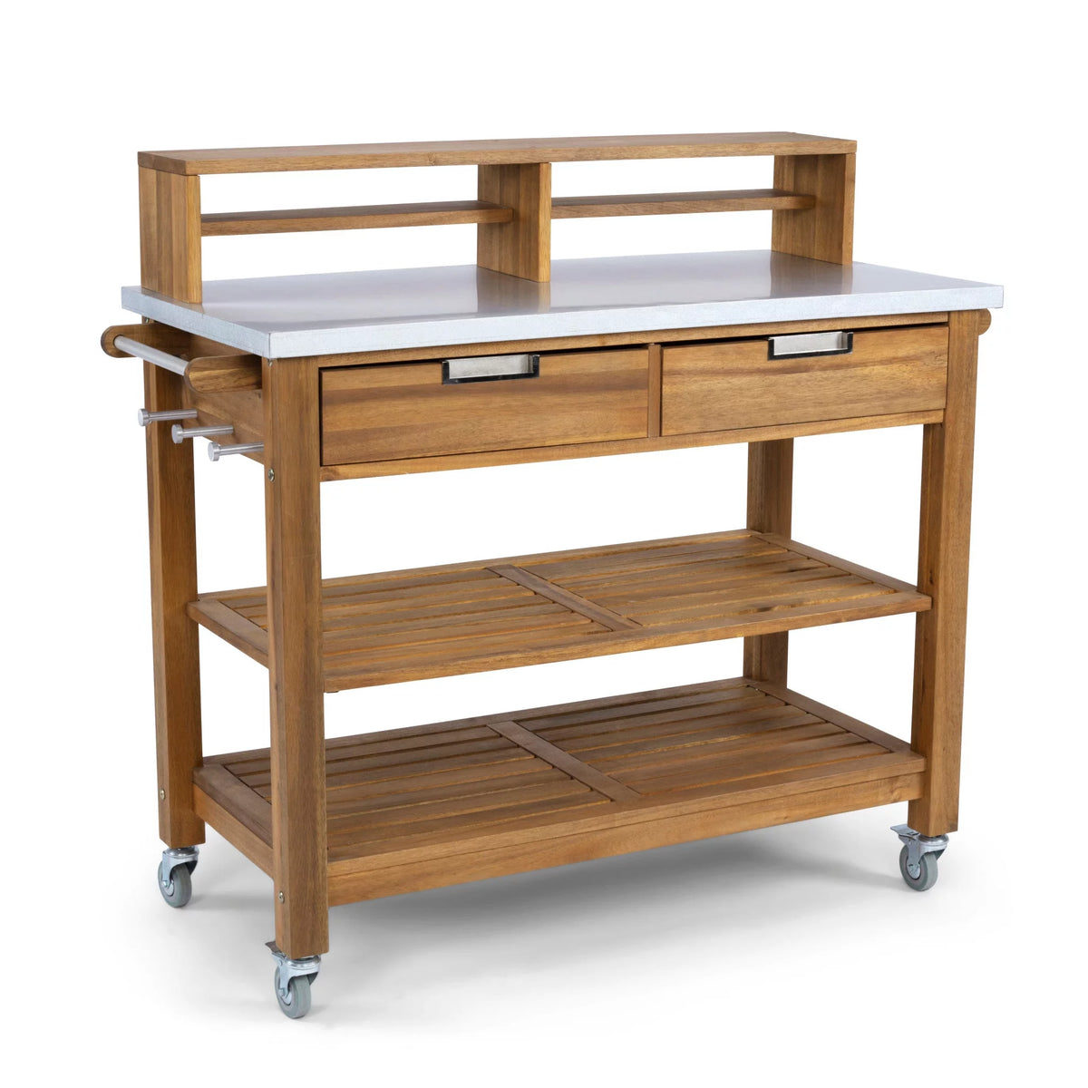 Brown Wood Potting Bench Z280306