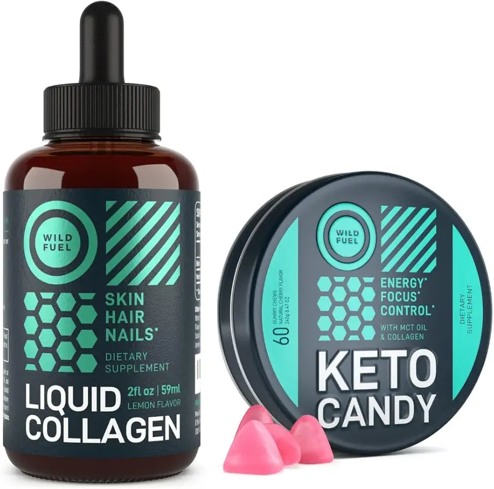 Liquid Collagen and Keto Candy Beauty and Fitness Bundle A33340